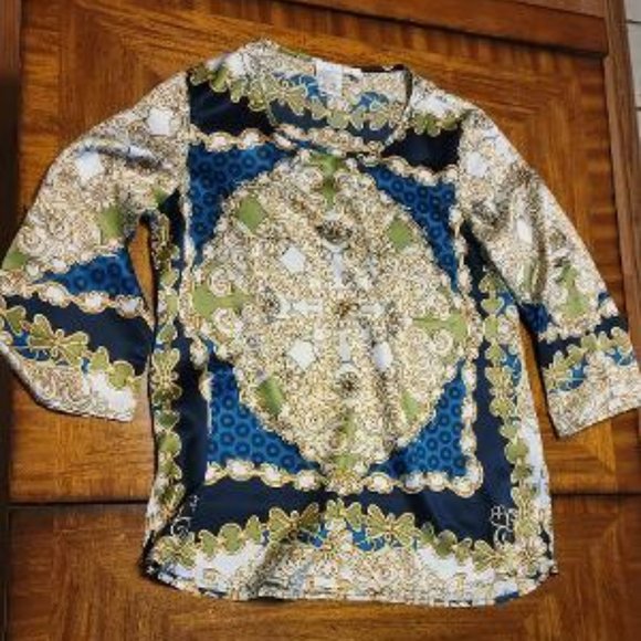 Como Vintage Tops - Come Vintage Tunic Blouse